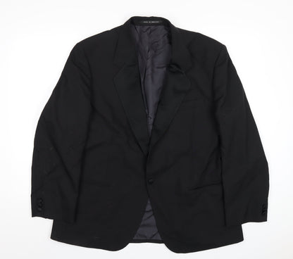 Mens UK Size 44 The Label Regular Black Suit Jacket