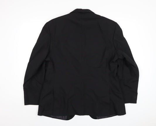 Mens UK Size 44 The Label Regular Black Suit Jacket