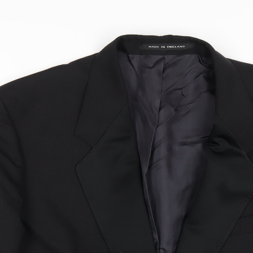 Mens UK Size 44 The Label Regular Black Suit Jacket