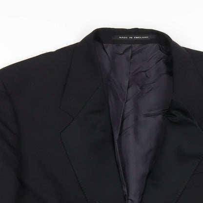 Mens UK Size 44 The Label Regular Black Suit Jacket
