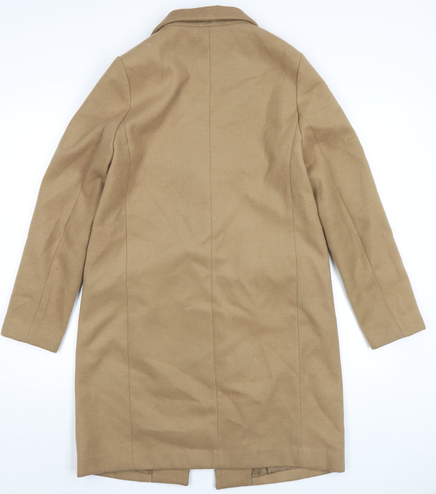 Womens UK Size 10 New Look Beige Overcoat