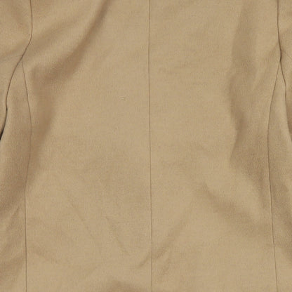 Womens UK Size 10 New Look Beige Overcoat