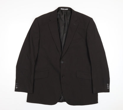Mens UK Size 42 Karl Jackson Regular Brown Suit Jacket
