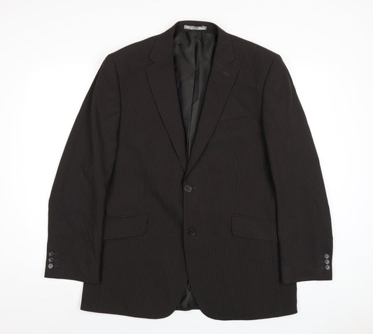 Mens UK Size 42 Karl Jackson Regular Brown Suit Jacket