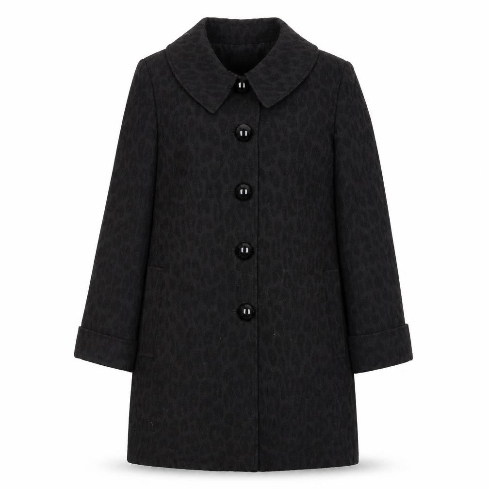 Womens UK Size 10 Episode Black Overcoat