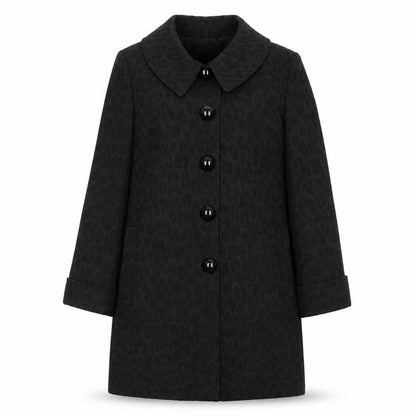 Womens UK Size 10 Episode Black Overcoat