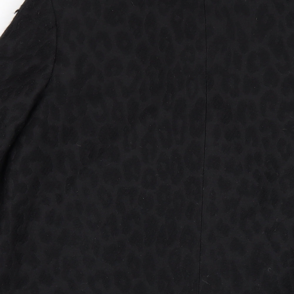 Womens UK Size 10 Episode Black Overcoat