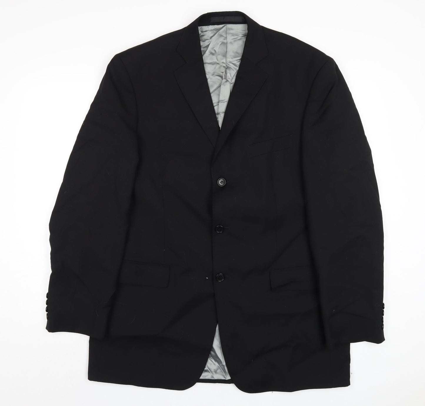 Mens UK Size 42 Marks and Spencer Regular Black Suit Jacket