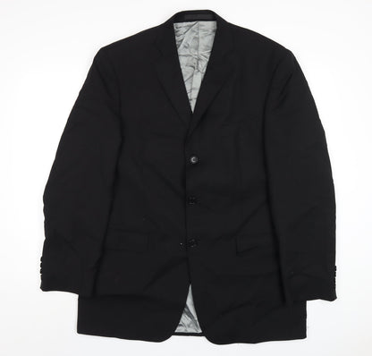 Mens UK Size 42 Marks and Spencer Regular Black Suit Jacket