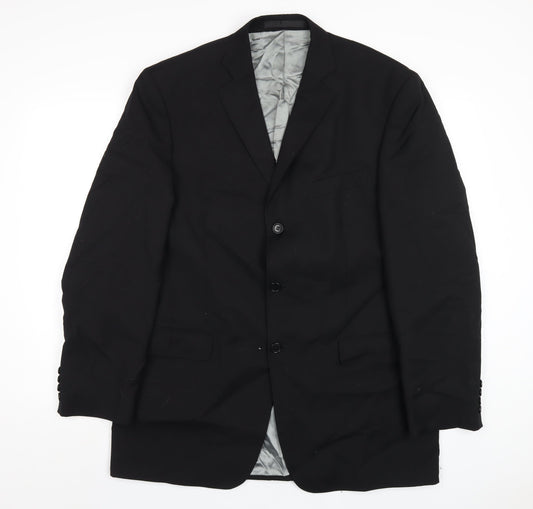 Mens UK Size 42 Marks and Spencer Regular Black Suit Jacket
