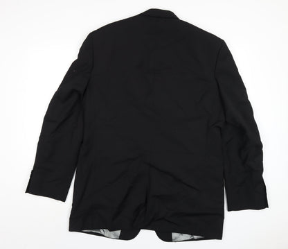 Mens UK Size 42 Marks and Spencer Regular Black Suit Jacket