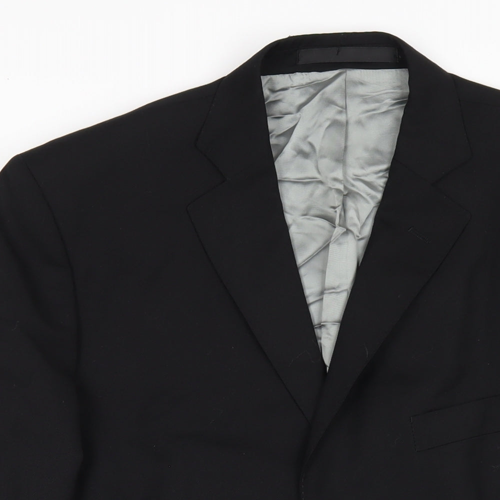Mens UK Size 42 Marks and Spencer Regular Black Suit Jacket