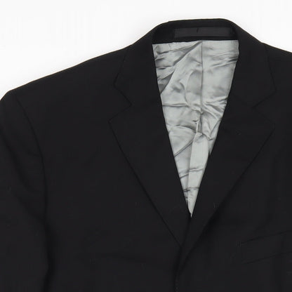 Mens UK Size 42 Marks and Spencer Regular Black Suit Jacket