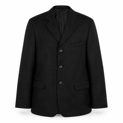 Mens UK Size 38 Savatini Regular Black Suit Jacket