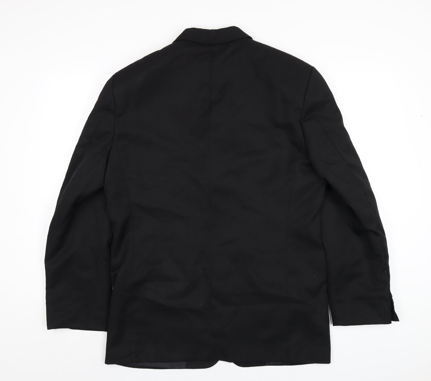 Mens UK Size 38 Savatini Regular Black Suit Jacket