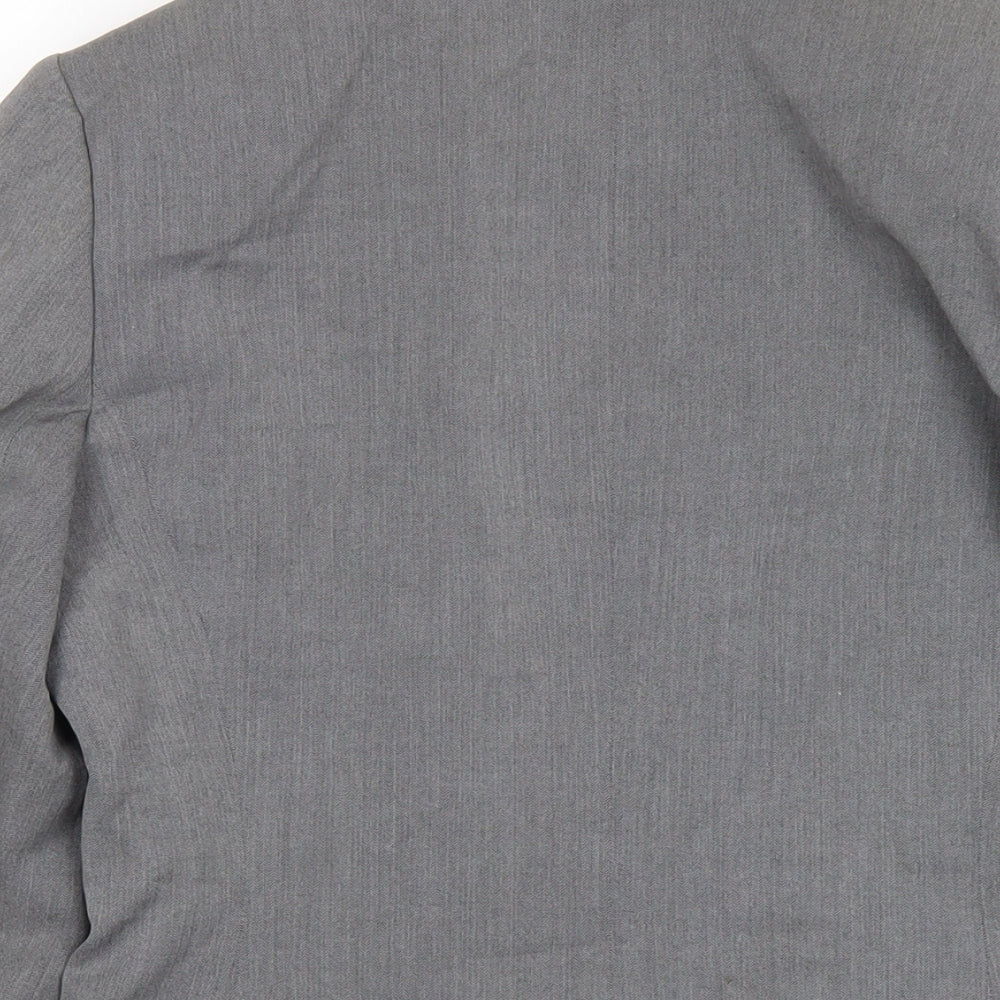 NEXT Womens Grey Polyester Jacket Blazer Size 10