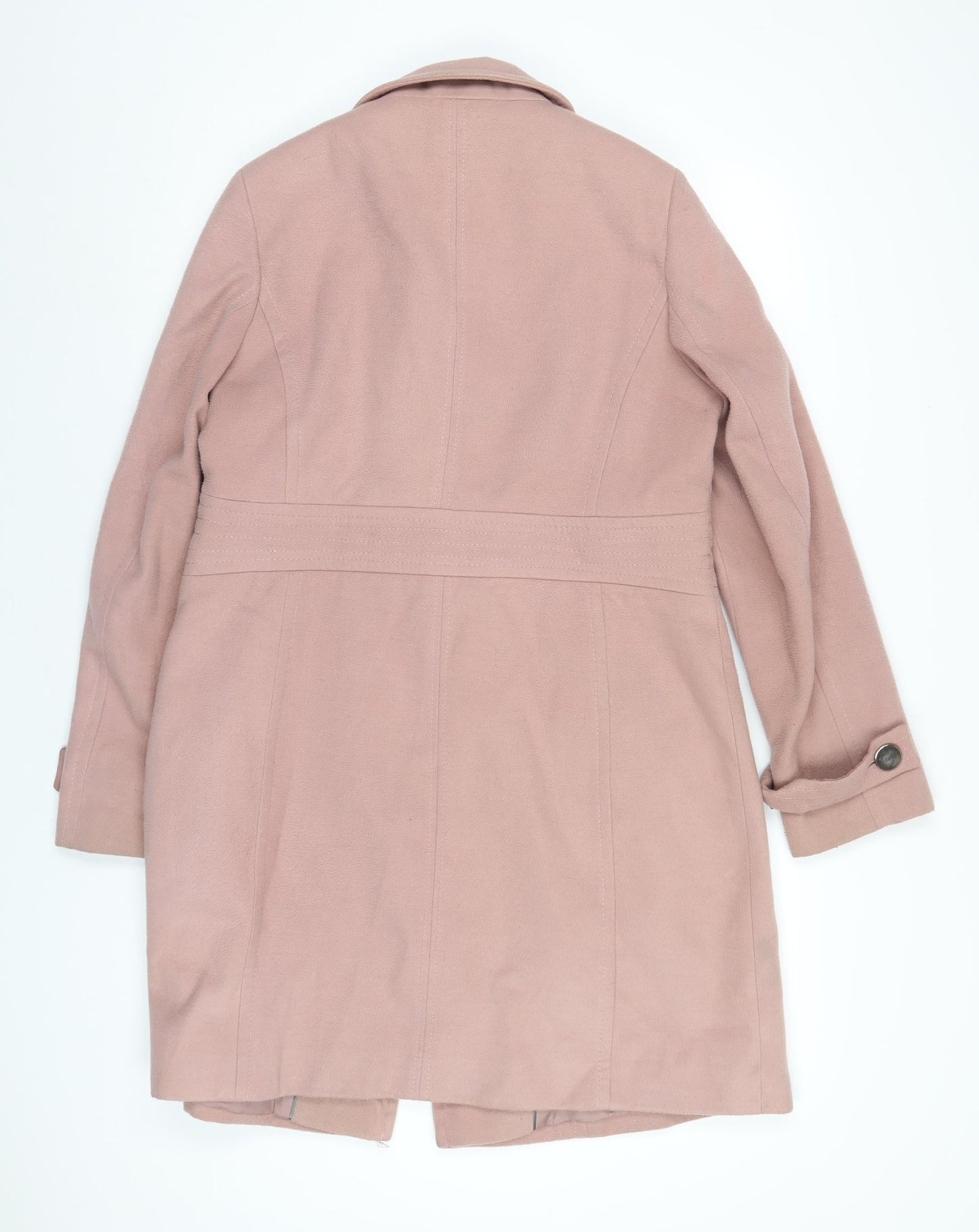 Womens UK Size 14 Marks and Spencer Pink Overcoat