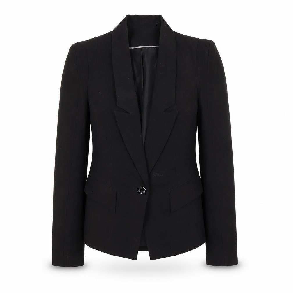 Womens UK Size 10 Red Herring Regular Black Blazer