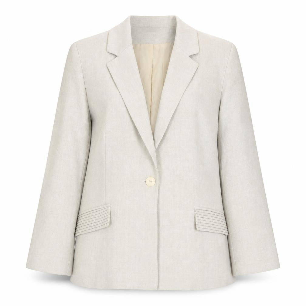 Womens UK Size 14 Klass Regular Beige Blazer