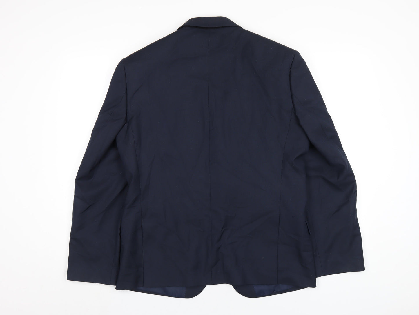 Mens UK Size 40 Marks and Spencer Regular Blue Suit Jacket
