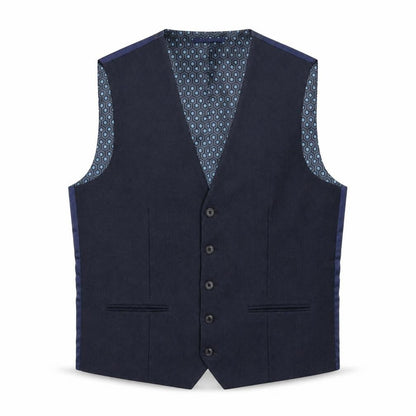 Next Mens Blue Polyester Jacket Suit Waistcoat Size 42 Regular