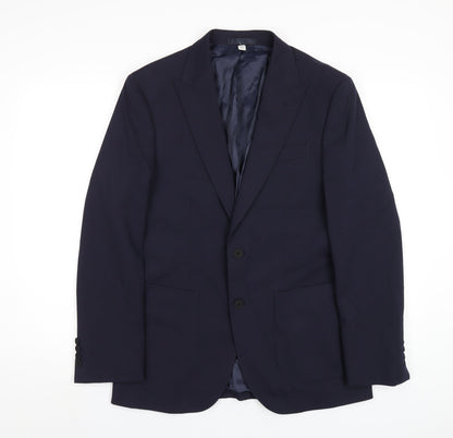 Mens UK Size 38 Marks and Spencer Regular Blue Suit Jacket