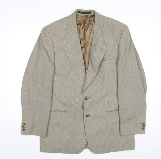 Mens UK Size 40 Marks and Spencer Regular Beige Suit Jacket