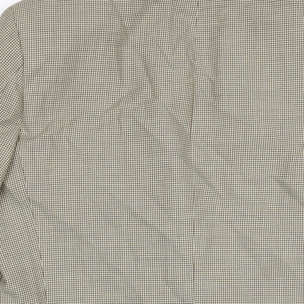 Mens UK Size 40 Marks and Spencer Regular Beige Suit Jacket