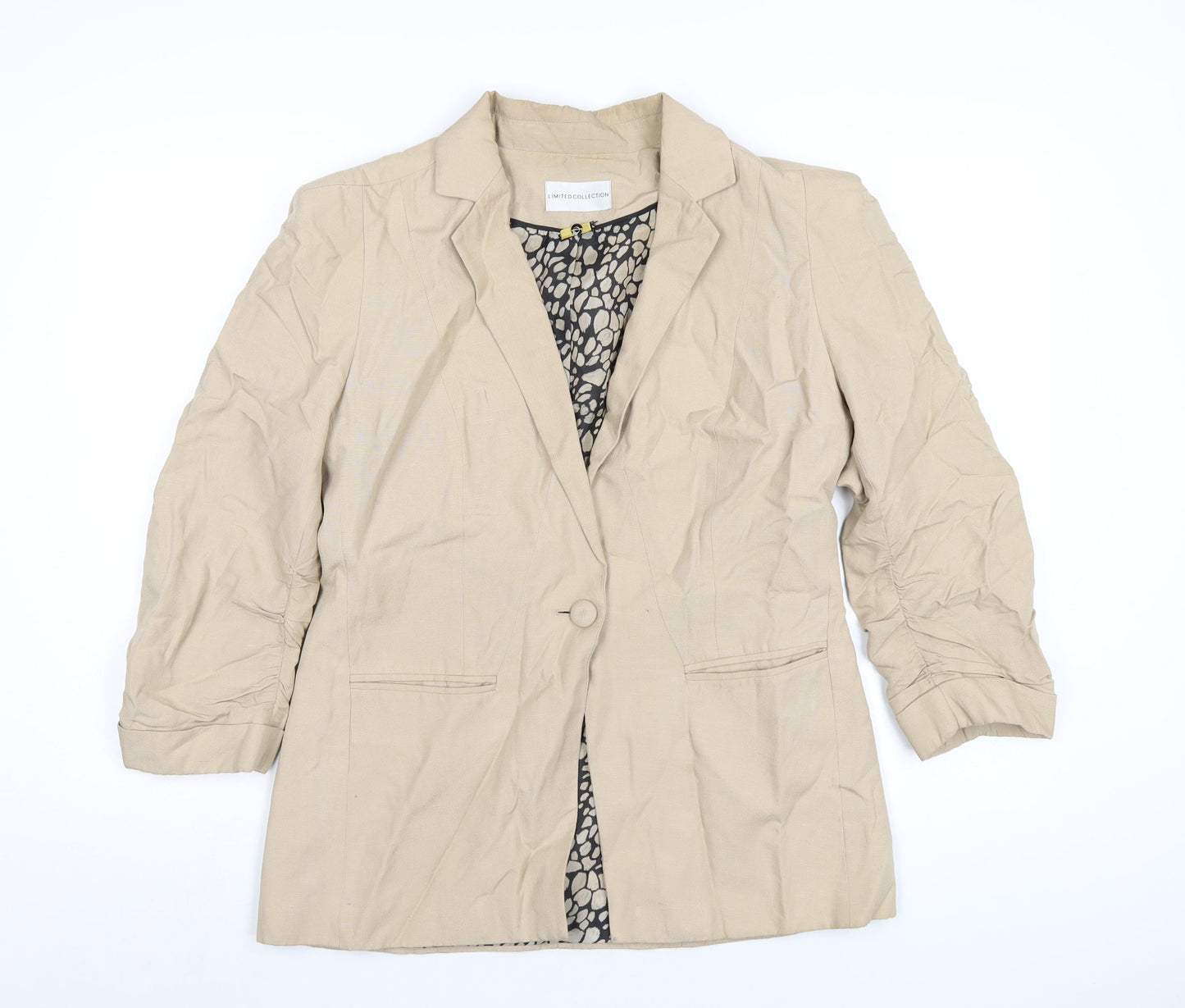 Womens UK Size 12 Marks and Spencer Beige Jacket