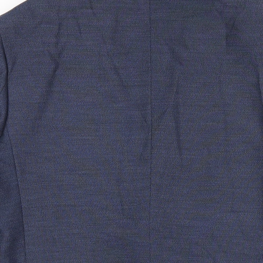 Mens UK Size 38 Cedar Wood State Regular Blue Suit Jacket