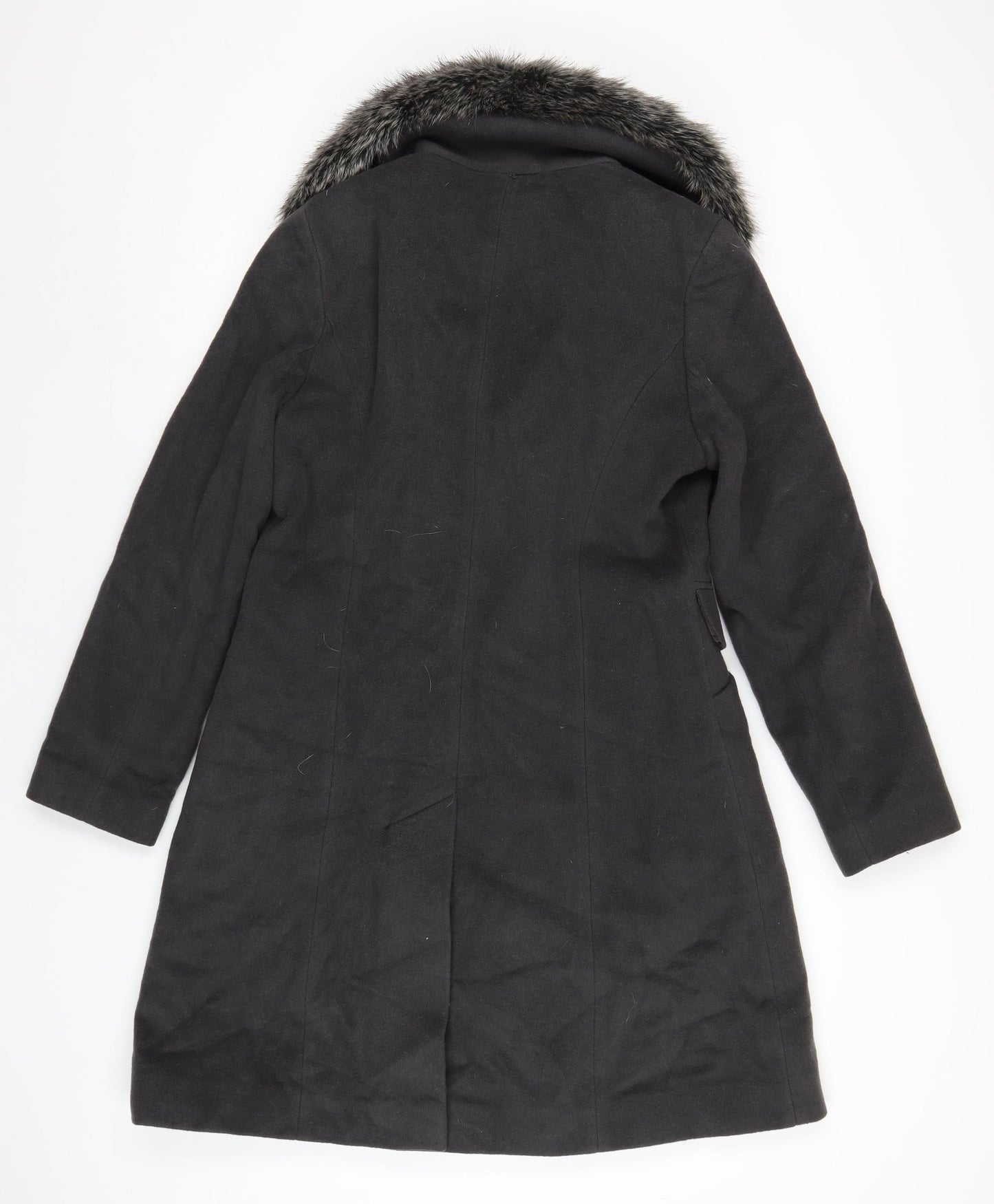 Womens UK Size 12 Kaliko Grey Overcoat