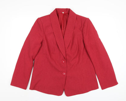 Womens UK Size 14 EWM Red Jacket