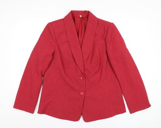 Womens UK Size 14 EWM Red Jacket