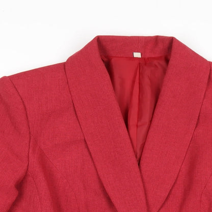 Womens UK Size 14 EWM Red Jacket