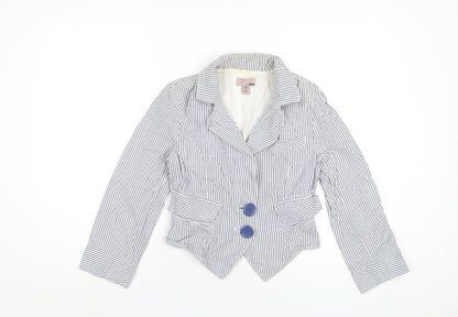 Womens UK Size 8 H&M Blue Jacket