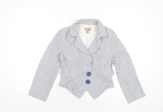 Womens UK Size 8 H&M Blue Jacket