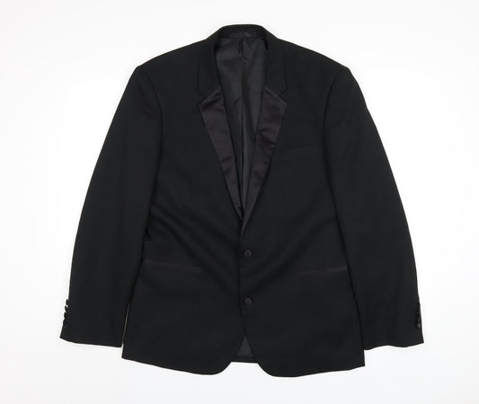 Mens UK Size 40 Taylor & Wright Regular Black Suit Jacket
