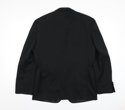 Mens UK Size 40 Taylor & Wright Regular Black Suit Jacket
