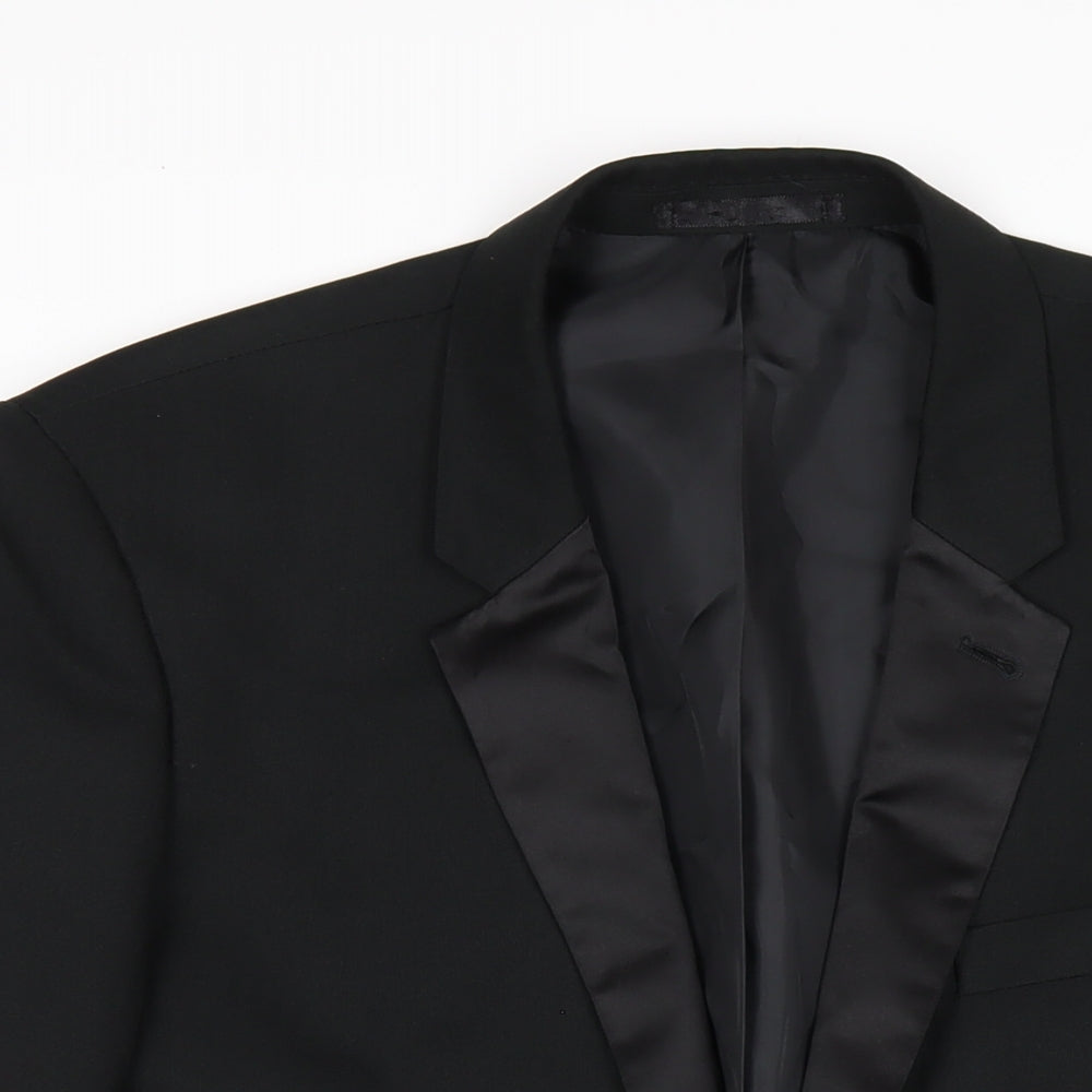 Mens UK Size 40 Taylor & Wright Regular Black Suit Jacket