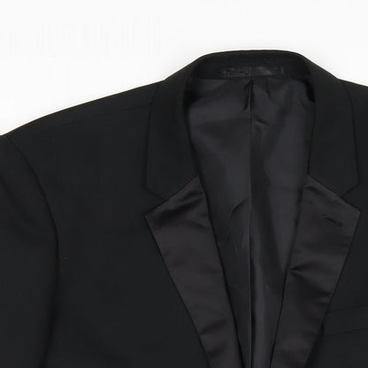 Mens UK Size 40 Taylor & Wright Regular Black Suit Jacket