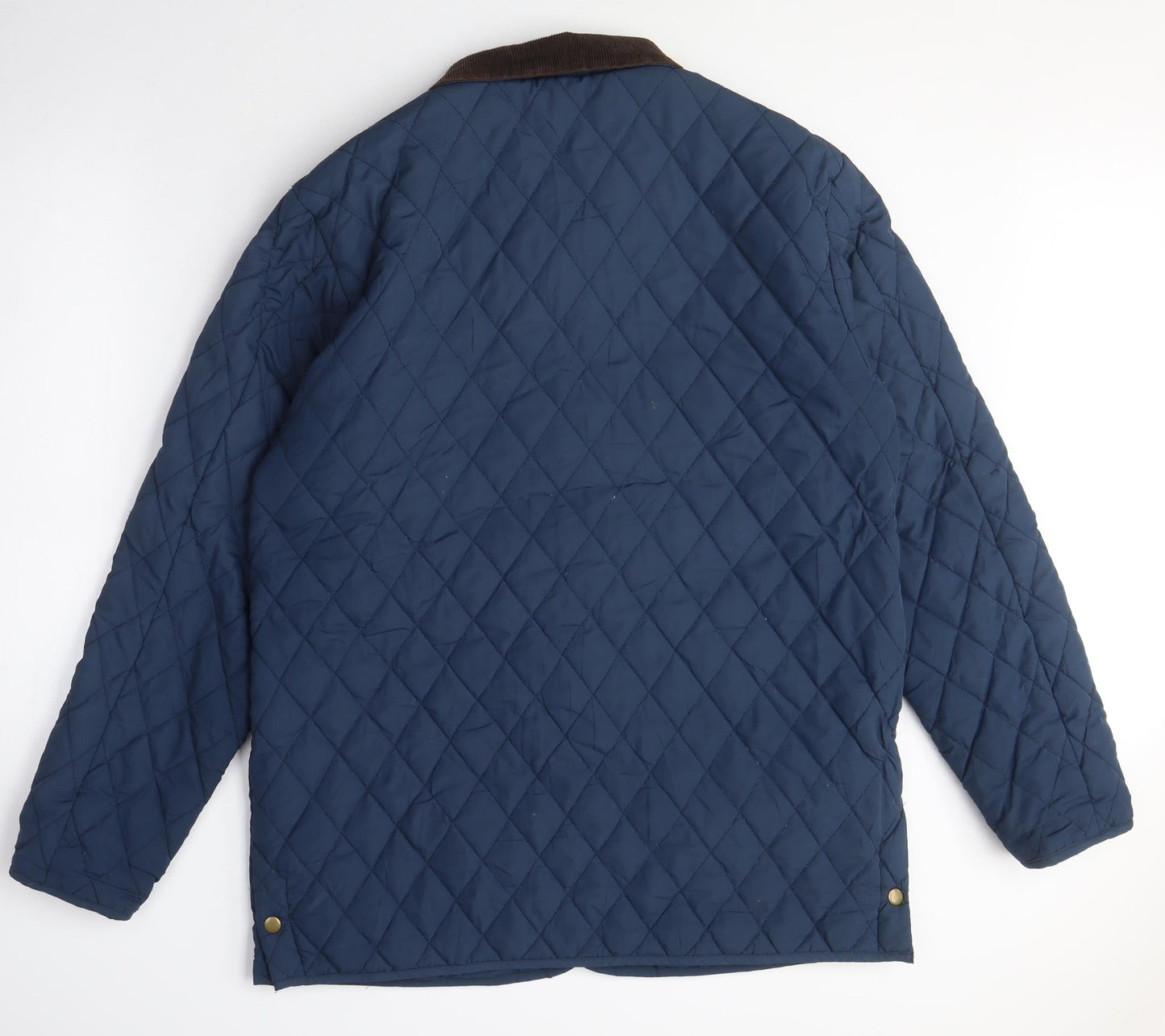 Mens UK Size M Mountain Life Blue Quilted Coat