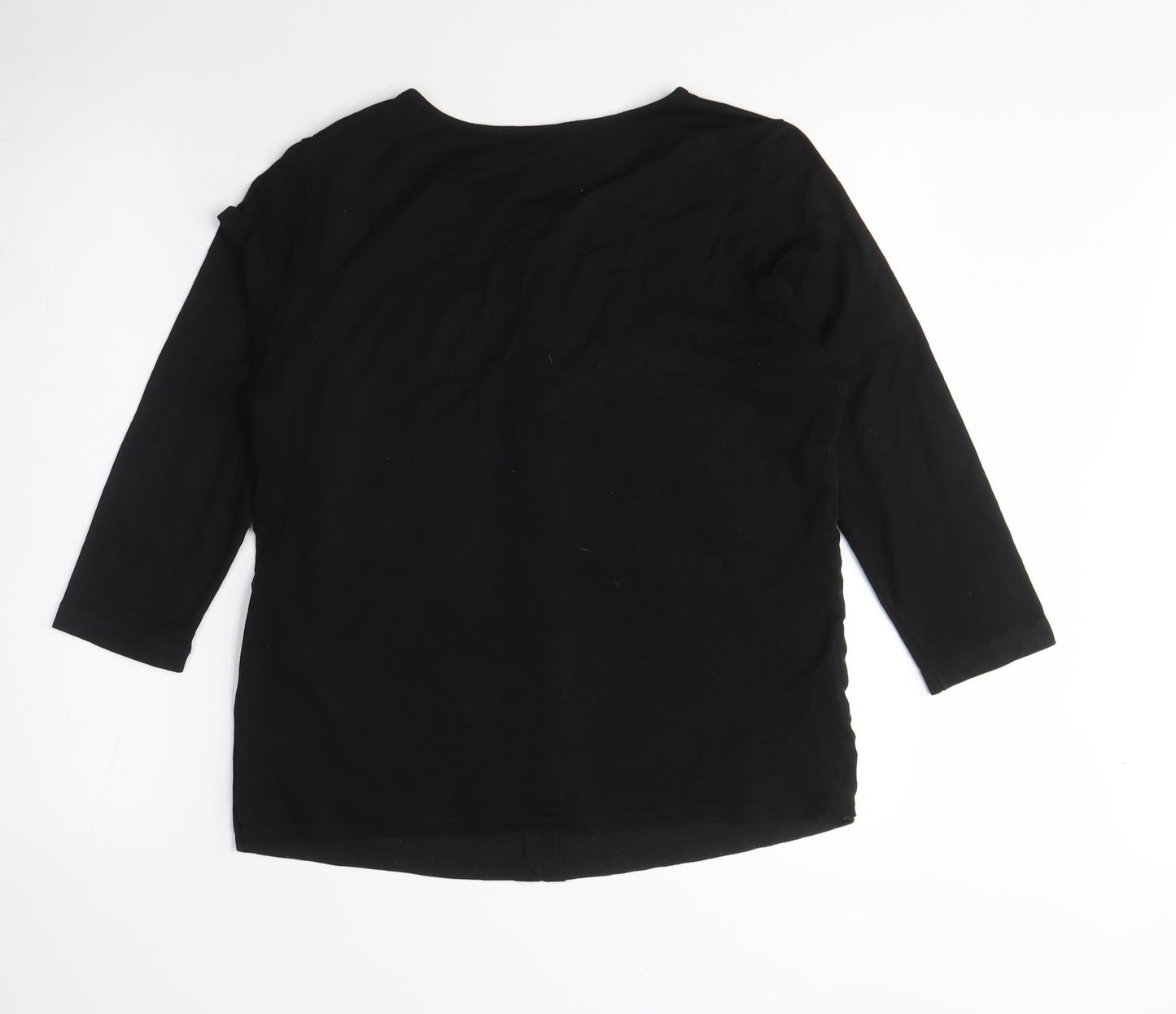Womens UK Size 10 Rabe Black Basic Blouse