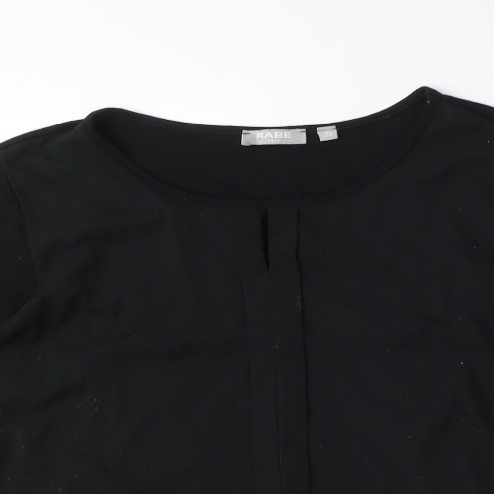 Womens UK Size 10 Rabe Black Basic Blouse