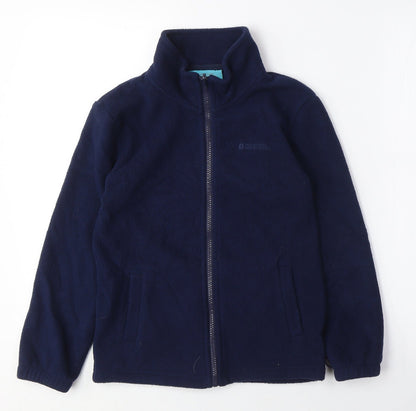 Mountain Warehouse Boys Blue Full Zip Fleece Hoodie - Size M