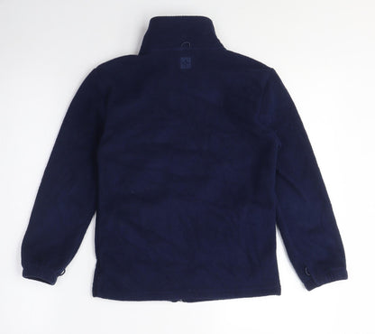 Mountain Warehouse Boys Blue Full Zip Fleece Hoodie - Size M