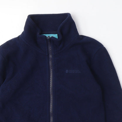 Mountain Warehouse Boys Blue Full Zip Fleece Hoodie - Size M