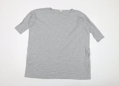 Womens UK Size S Gap Grey Basic Blouse