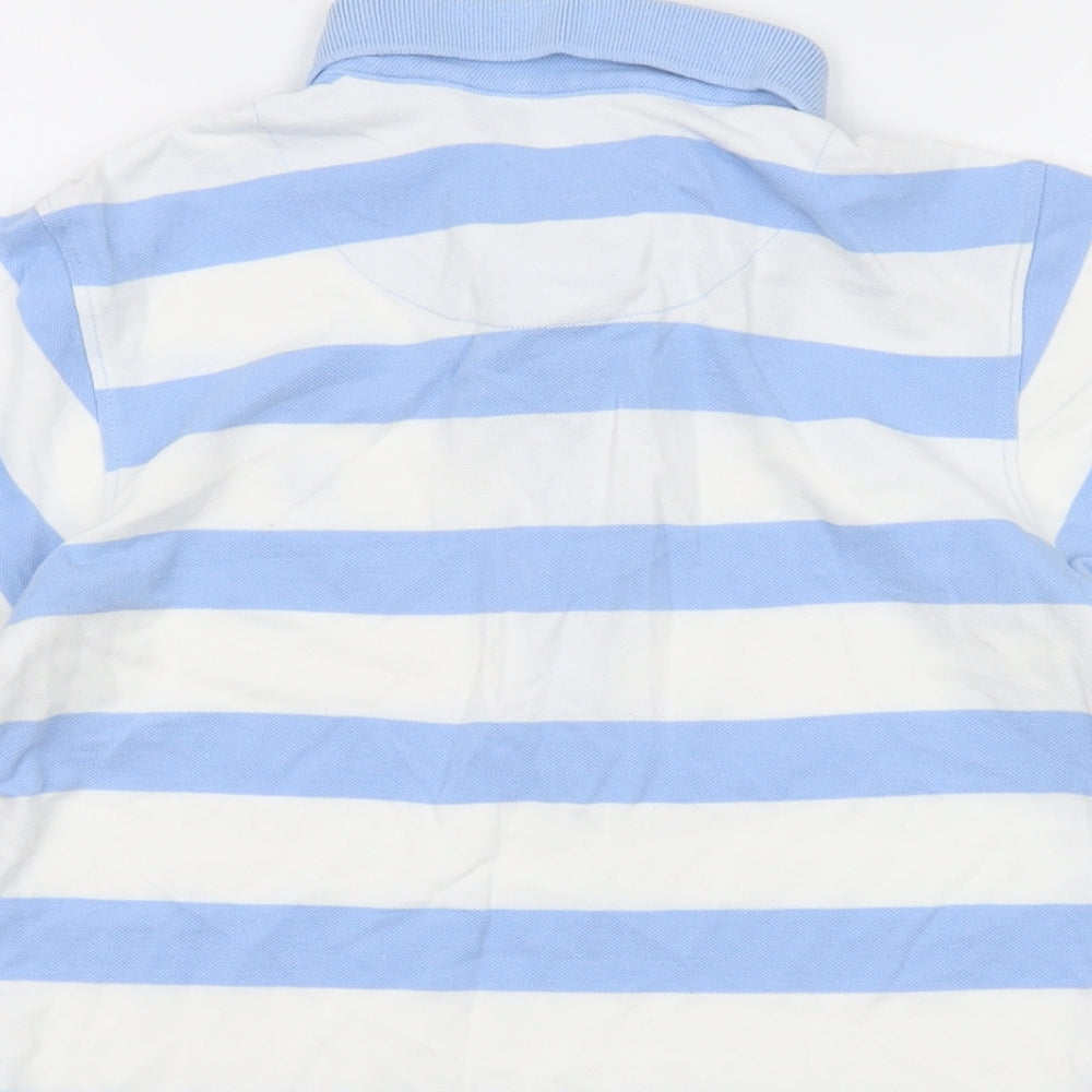 Womens UK Size 8 Crew Clothing Blue Basic Polo