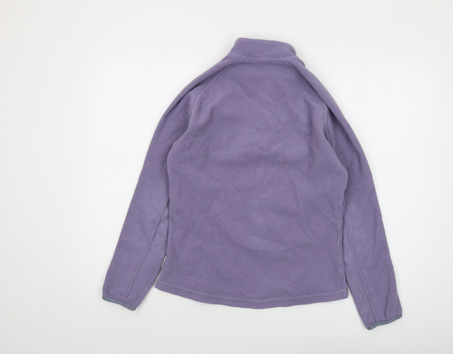 Quechua Womens Purple Polyester Pullover Sweatshirt Size M Zip