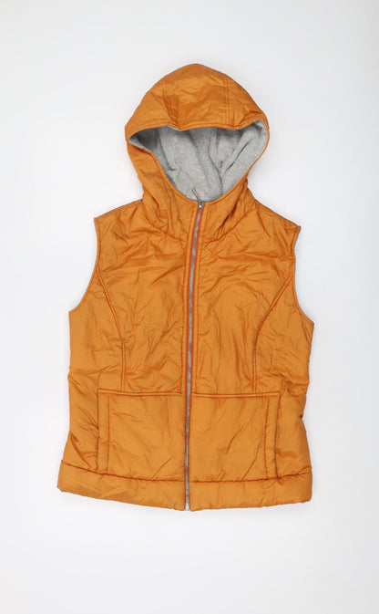 Womens UK Size 10 Kaliko Orange Gilet